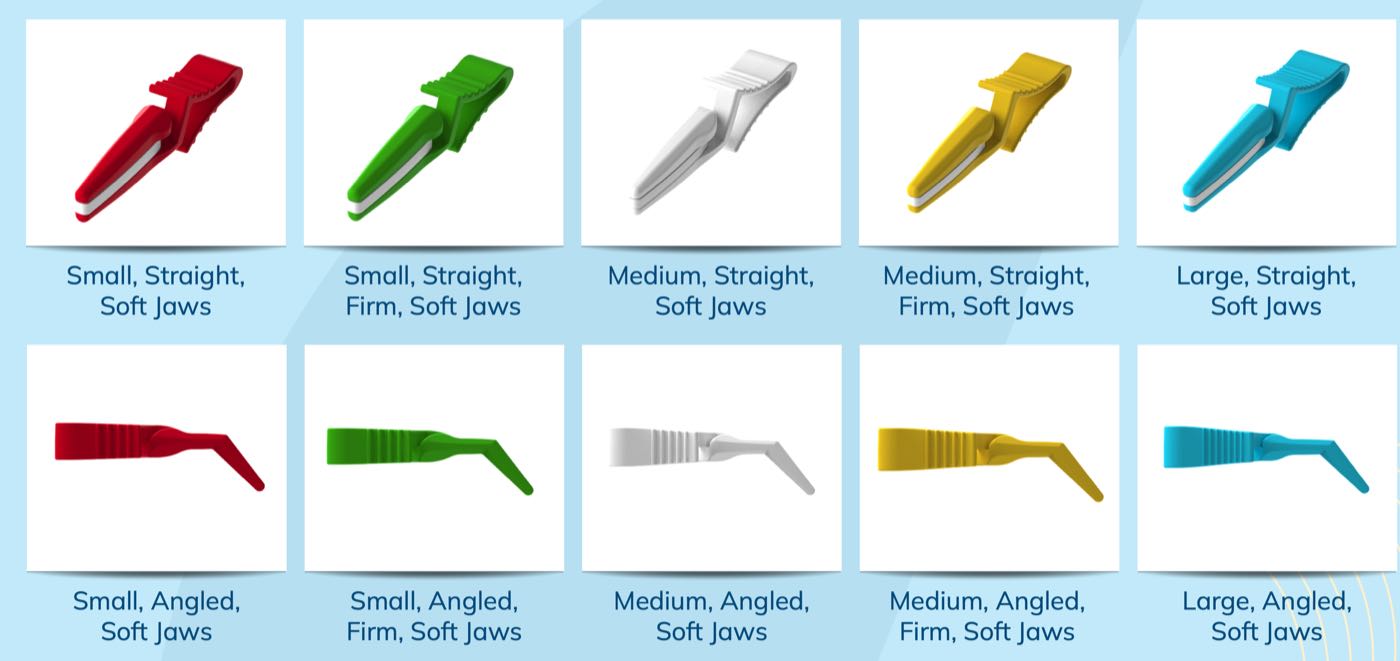 ProClamp range: small, medium and large, straight and angled