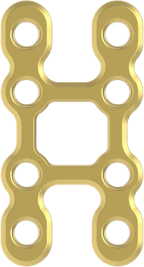 Ladder, short plate, 8 holes