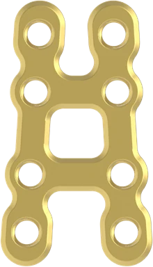 C ladder plate, 8 holes