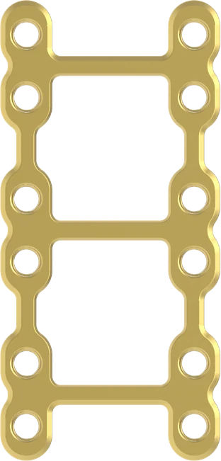 Ladder, wide plate, 12 holes