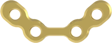 L plate, 4 holes
