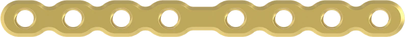 C straight plate, 8 holes